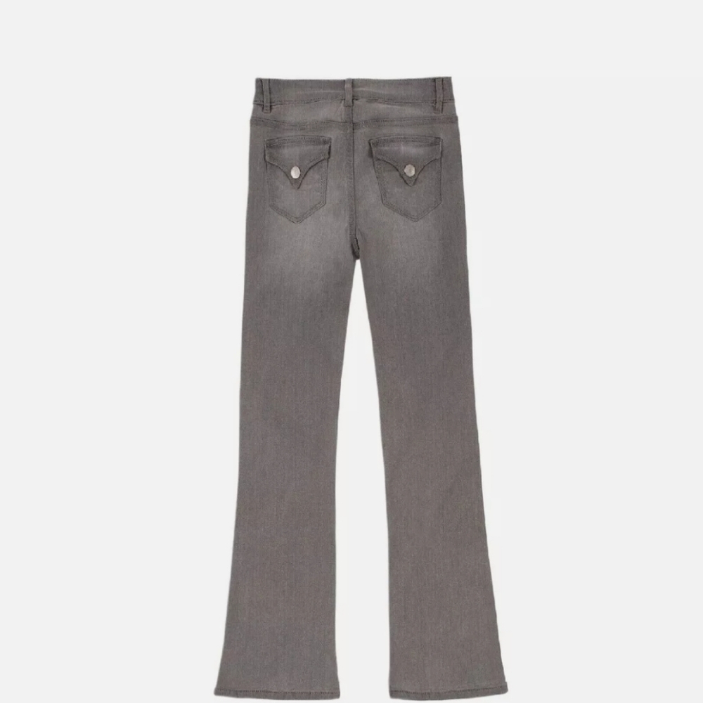 NWT Girl's Hudson Splice Flare Distressed Jeans - Picture 5 of 10